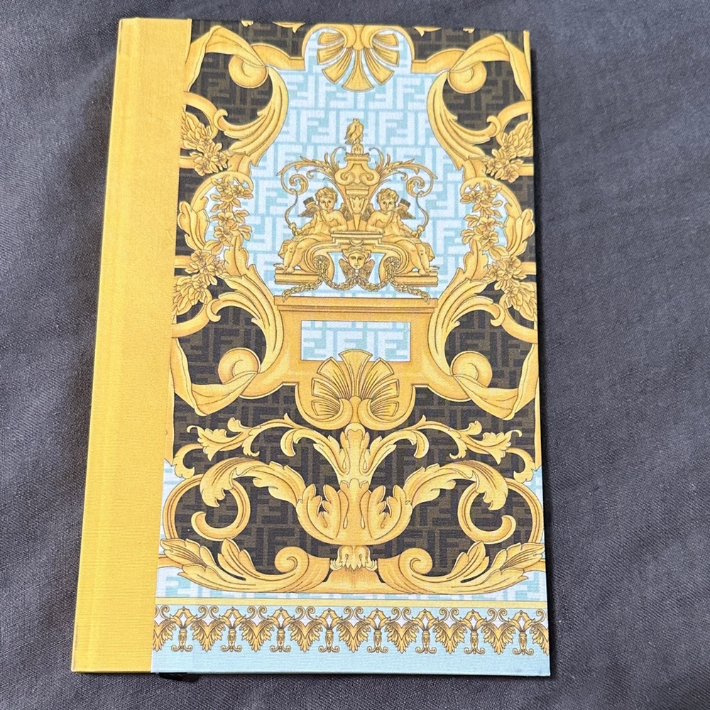 Fendi Versace - Fendace Gold and Black Ornate Journals - Picture 2 of 6